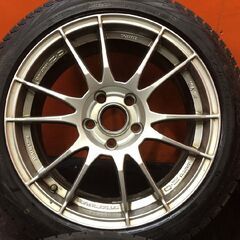 タイヤ走行短め PIRELLI ASIMMETRICO 225/45R17【OZ Racing ウルトラレッジェーラ 17インチ 7.5J5HPCD112+50】23年製 VW等 　(VTP165)の画像