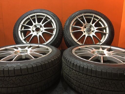 タイヤ走行短め PIRELLI ASIMMETRICO 225/45R17【OZ Racing ウルトラレッジェーラ 17インチ 7.5J5HPCD112+50】23年製 VW等 　(VTP165)