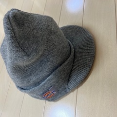 Dickies  ニット帽　グレー　スノボ　スキー　