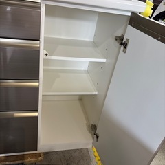 値下げしました❗️配達可【食器棚】クリーニング済み【管理番号10106】町の画像