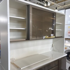 値下げしました❗️配達可【食器棚】クリーニング済み【管理番号10106】町の画像