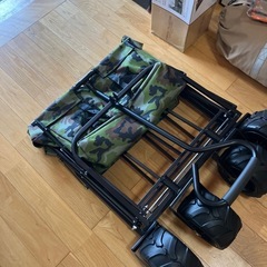 アウトドアキャリーワゴン　未使用品　値下げしました。の画像