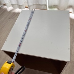 35cm×35cm　白いラックの画像