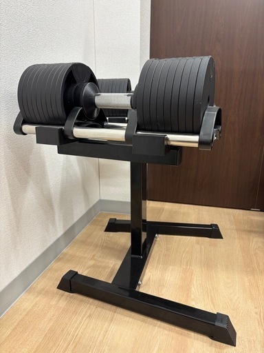 フレックスダンベル32kg×2個セット＋専用ワゴン付