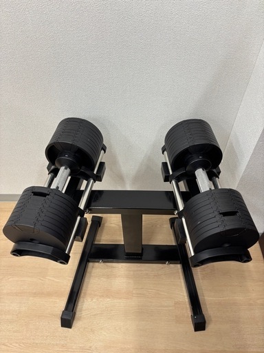 フレックスダンベル32kg×2個セット＋専用ワゴン付