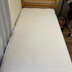 ★日時指定有・ベッド解体できる方★【美品】ニトリシングルベッド&...