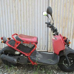 ④高知南国 人気 限定車 赤 ズーマー レストアベース 現在不動  原付　50ccの画像