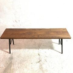 ◆🔶送料無料・設置無料有り🔶◆ACMEオリジナル GRANDVIEW DINING TABLE LB W1200 グランドビュー ダイニングテーブル + ウッドベンチセットの画像