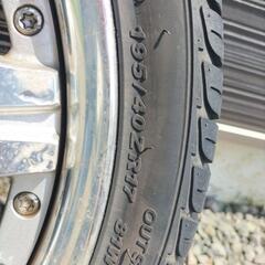 17インチ 夏タイヤ アルミホイール4本セット　195/40R17の画像