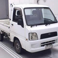 格安　早勝　車検満タン　サンバー　4WD トラック　パワステ　エ...