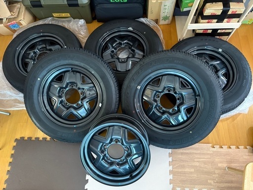 JB64鉄チンホイール6本