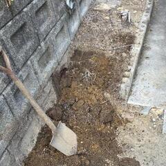 花壇の土 土嚢袋