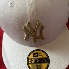 59FIFTY ニューヨーク・ヤンキース ホワイト × ゴールド