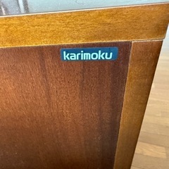 KG35⭐️大人気⭐️カリモク　コロニアル　コーナー　キャビネット　飾り棚🙆‍♀️の画像