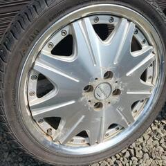 17インチ 夏タイヤ アルミホイール4本セット　195/40R17の画像