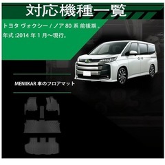 ノア、ヴォクシー　フロアマットの画像