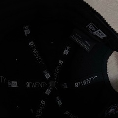 キッズ　NY【新品】ロゴ刺繍 黒 9TWENTY キャップ YOUTHの画像
