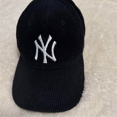 キッズ　NY【新品】ロゴ刺繍 黒 9TWENTY キャップ YOUTH