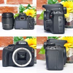 【全国送料無料】 Canon EOS Kiss X7✨ レンズセット ズームセット✨ 届いたらすぐに使えます✨ キヤノン キャノンの画像