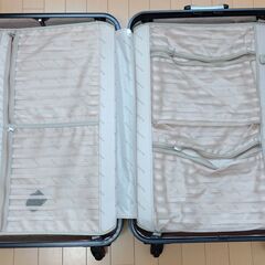 [中古]スーツケース　青　年代物ですので差し上げますの画像
