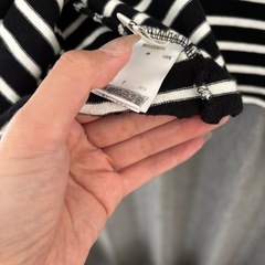 ボーダーカーディガンの画像