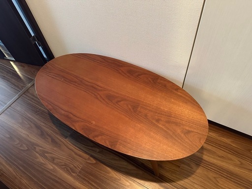 ウォールナット折りたたみテーブル