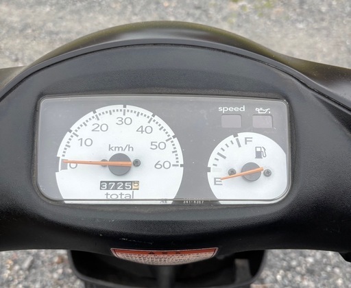 1033.　動画あり　スズキ　レッツ2 原付　バイク　50cc 2スト　車体