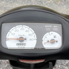 1033.　動画あり　スズキ　レッツ2 原付　バイク　50cc 2スト　車体の画像
