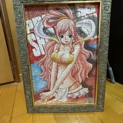 売り切れました。ワンピース他、パズル額縁入り5枚 の画像
