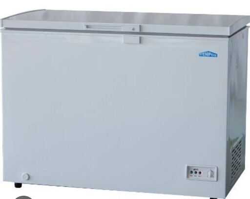 TENPOS テンポス 冷凍ストッカー チェストタイプ TBCF-282-RH 上開きタイプ 282L 単相100V ③