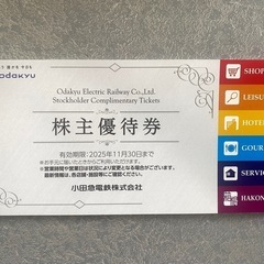 小田急電鉄 　株主優待乗車証(電車全線) 定期　 の画像