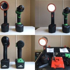 【動作確認済】 Snap-on/スナップオン 14.4V インパクトレンチ/CTJ4410AG＋LEDワークライト/CTLED4918HO＋充電器＋バッテリー×2個＋説明書の画像