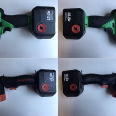 【動作確認済】 Snap-on/スナップオン 14.4V インパクトレンチ/CTJ4410AG＋LEDワークライト/CTLED4918HO＋充電器＋バッテリー×2個＋説明書の画像