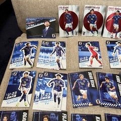 サッカー日本代表 トレカセットの画像