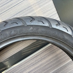 未使用　スクーター用タイヤ　古いです。の画像