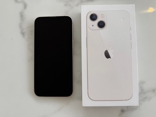 値下げ不可 SIMフリー【美品】Iphone 13 256GB 海外Appleストア購入 シャッター音なし　バッテリー84%