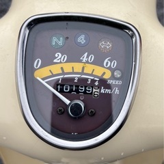 1054.動画あり　ホンダ　リトルカブ　4速セル付　低走行　原付　バイク　50cc 車体の画像