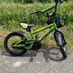 名古屋市内お届け無料16インチ子供自転車ジュニアサイクルの画像