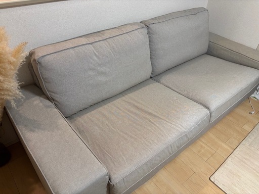 IKEA イケア　KIVIK シーヴィク　3人掛け　専用シーヴィク　オットマン　付き