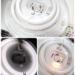 ● ハローキティ 蛍光灯 シーリングライト サンリオ レア物 キティちゃん 照明器具 希少 2000年製  32/40形 直径55cm 6畳用 中古  ③の画像