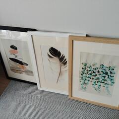 インテリア 絵 額縁　金具付き
