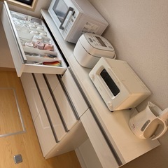 ニトリ　食器棚リガーレ(棚以外の食器等は含みません。)の画像