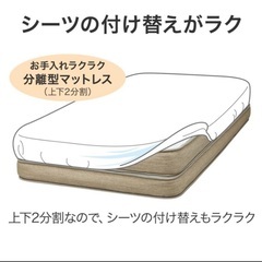 【使用期間5カ月のみ】【超美品✨】ニトリ Nスリープ プレミアム セミダブルマットレスの画像