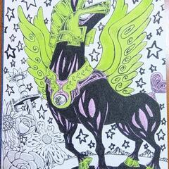 手描き作品  ウイング