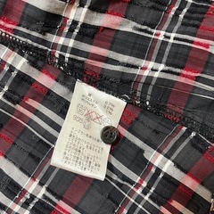 【中古・美品】モルガン　チェックシャツ　Lサイズ　の画像