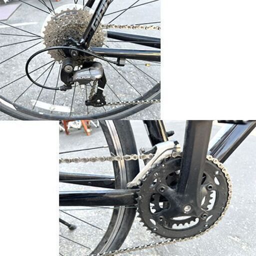 GIANT ジャイアント ESCAPE RX 3 クロスバイク Lサイズ(555mm) ブラック 700×28C 18段変速 2020年モデル 自転車 ☆札幌市 白石店