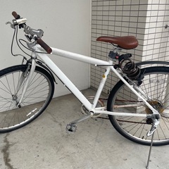【6月末〜7月お渡し予定】クロスバイク白