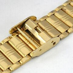 動作品 PACO VALENTINO クオーツ式腕時計 3針 ゴールド色 25年5月電池交換 札幌市 清田区 平岡の画像