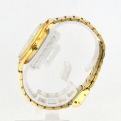 動作品 PACO VALENTINO クオーツ式腕時計 3針 ゴールド色 25年5月電池交換 札幌市 清田区 平岡の画像