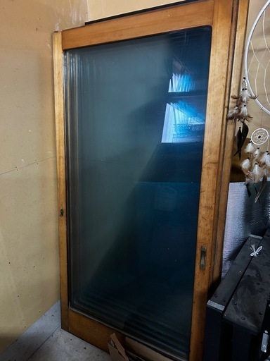 昭和レトロ　当時物　古民家　ガラス扉